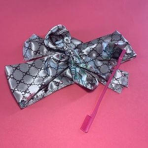 Floral Satin Scarf for Edges